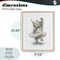Stupell Industries Ballet Rhino Tutu Framed Print Under Glass, design by Ziwei Li
